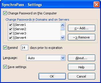 SynchroPass Screenshot